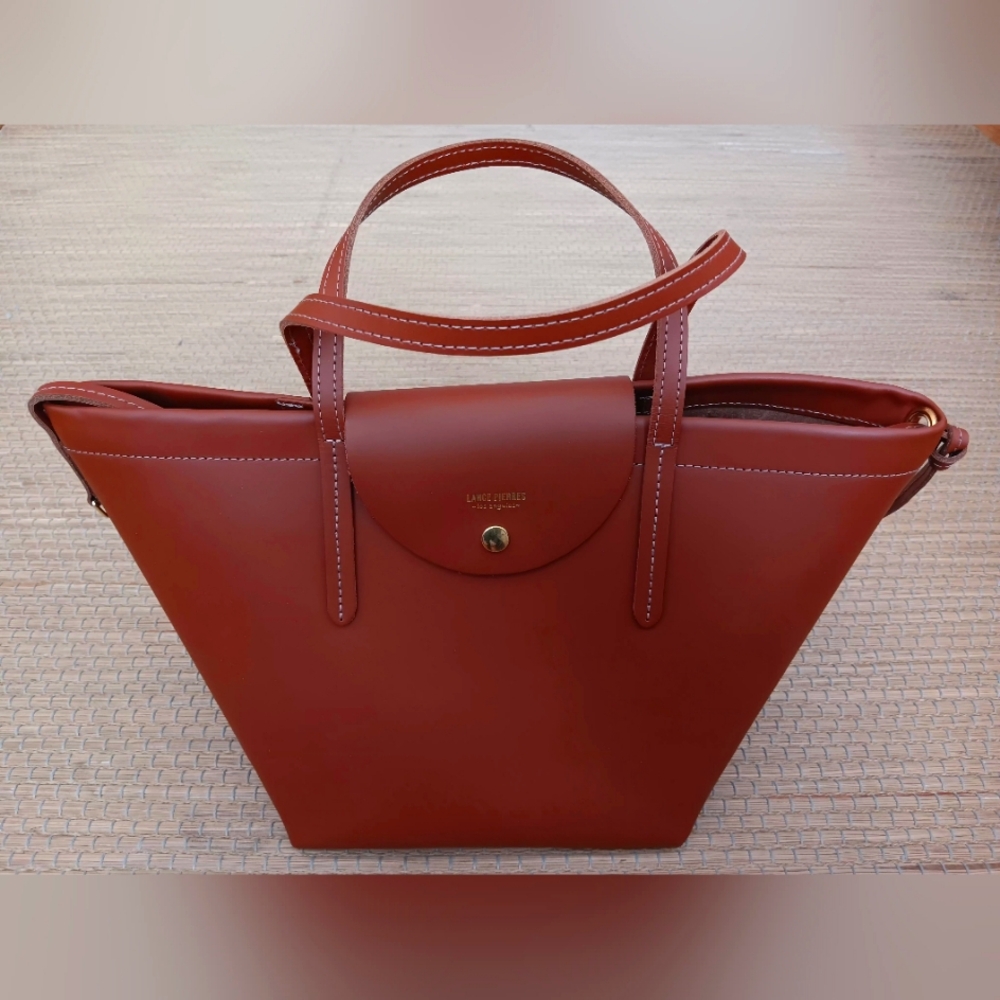 Brown Leather Tote Bag
